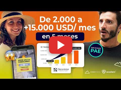 [Caso de éxito] De 2.000 a +15.000 USD / mes en la