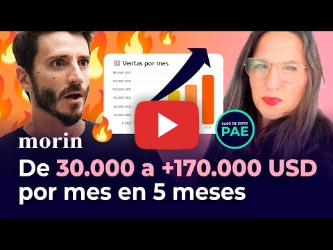 De 30.000 USD a 170.000 USD / mes en 5 meses con N