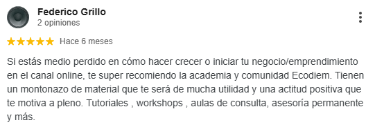 Reseñas de Google de Ecodiem