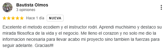 Reseñas de Google de Ecodiem