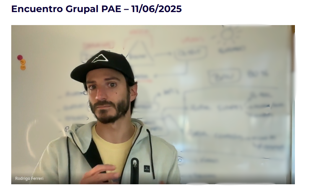 Encuentros grupales PAE