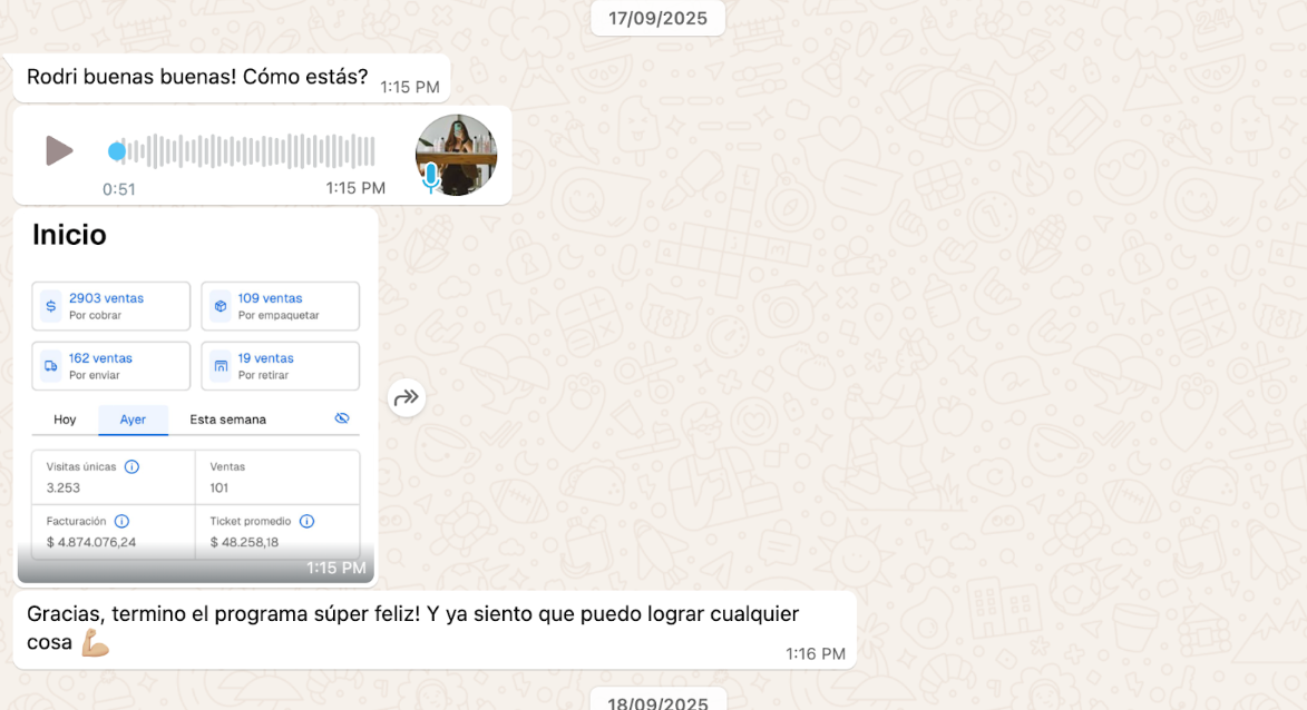 Resultados de clientes