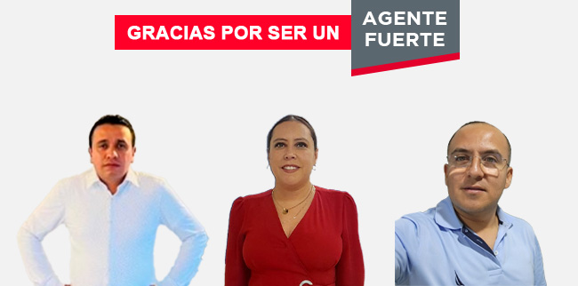 Gracias por ser un agente fuerte